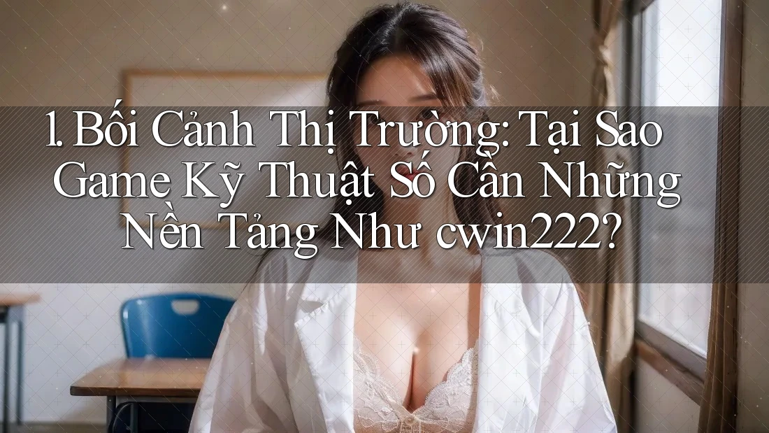 1. Bối Cảnh Thị Trường: Tại Sao Game Kỹ Thuật Số Cần Những Nền Tảng Như cwin222? 1. Bối Cảnh Thị Trường: Tại Sao Game Kỹ Thuật Số Cần Những Nền Tảng Như cwin222?