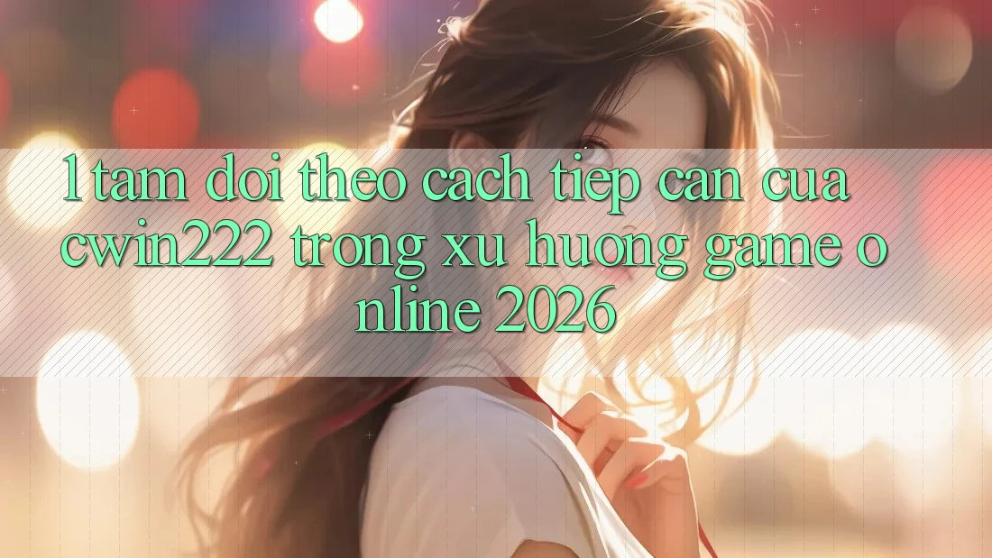 1. Tầm Dõi theo Cách tiếp cận Của cwin222 Trong Xu Hướng Game Online 2026 1. Tầm Dõi theo Cách tiếp cận Của cwin222 Trong Xu Hướng Game Online 2026