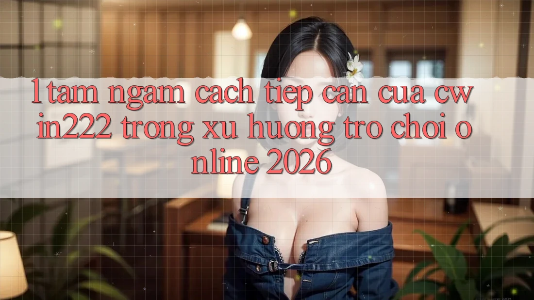 1. Tầm Ngắm Cách tiếp cận Của cwin222 Trong Xu Hướng Trò chơi Online 2026