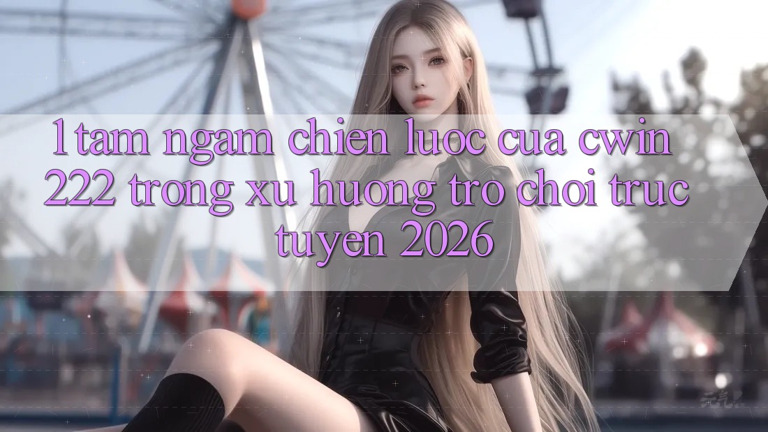 1. Tầm Ngắm Chiến Lược Của cwin222 Trong Xu Hướng Trò chơi trực tuyến 2026 1. Tầm Ngắm Chiến Lược Của cwin222 Trong Xu Hướng Trò chơi trực tuyến 2026