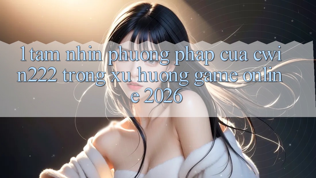 1. Tầm Nhìn Phương pháp Của cwin222 Trong Xu Hướng Game Online 2026 1. Tầm Nhìn Phương pháp Của cwin222 Trong Xu Hướng Game Online 2026