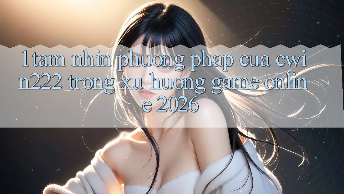 1. Tầm Nhìn Phương pháp Của cwin222 Trong Xu Hướng Game Online 2026 1. Tầm Nhìn Phương pháp Của cwin222 Trong Xu Hướng Game Online 2026