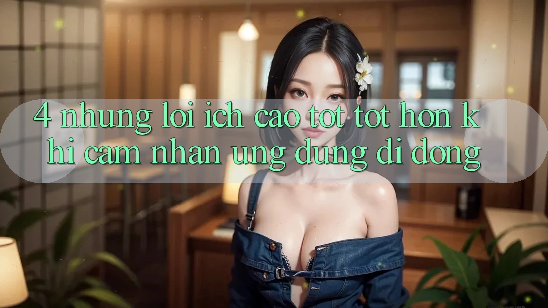 4. Những Lợi Ích Cao tốt tốt hơn Khi Cảm nhận Ứng Dụng Di Động 4. Những Lợi Ích Cao tốt tốt hơn Khi Cảm nhận Ứng Dụng Di Động