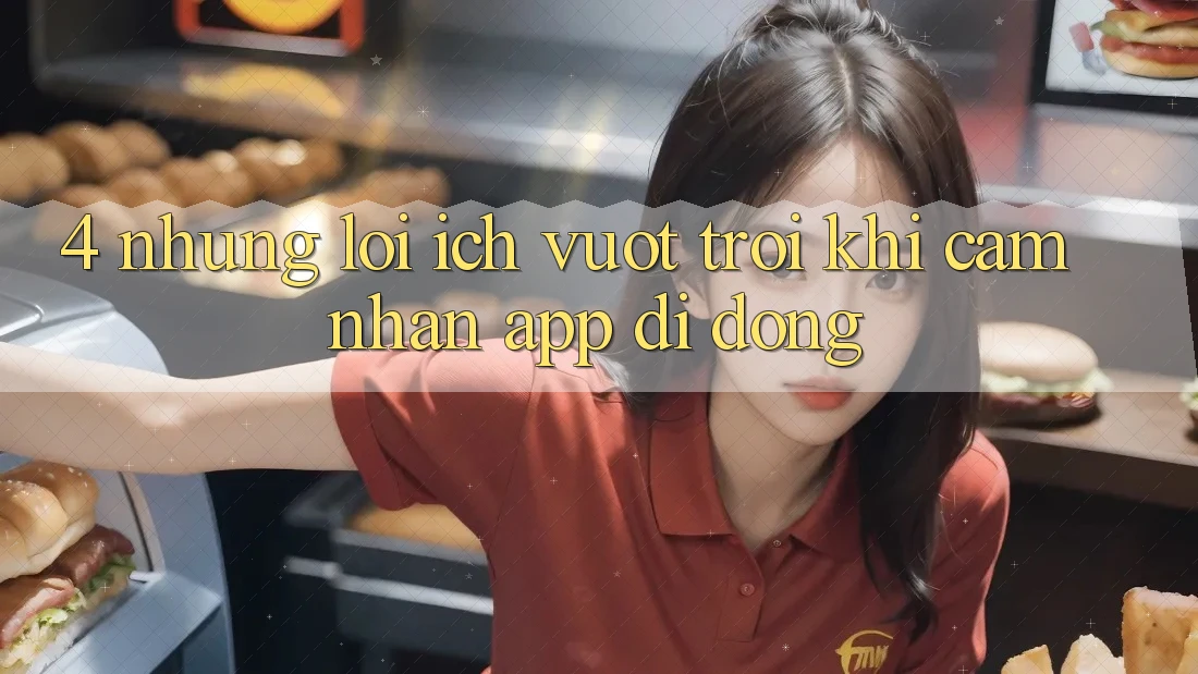 4. Những Lợi Ích Vượt Trội Khi Cảm nhận App Di Động 4. Những Lợi Ích Vượt Trội Khi Cảm nhận App Di Động