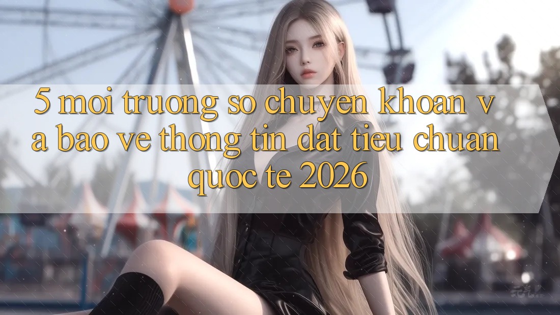5. Môi trường số Chuyển khoản Và Bảo vệ thông tin Đạt Tiêu Chuẩn Quốc Tế 2026 5. Môi trường số Chuyển khoản Và Bảo vệ thông tin Đạt Tiêu Chuẩn Quốc Tế 2026