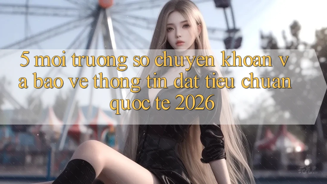 5. Môi trường số Chuyển khoản Và Bảo vệ thông tin Đạt Tiêu Chuẩn Quốc Tế 2026 5. Môi trường số Chuyển khoản Và Bảo vệ thông tin Đạt Tiêu Chuẩn Quốc Tế 2026