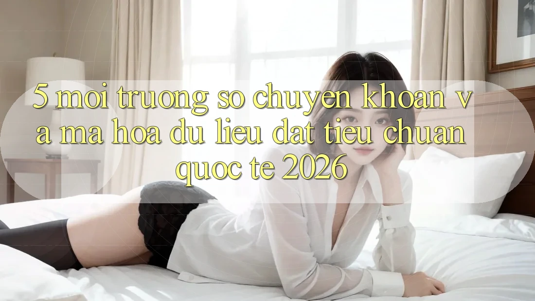 5. Môi trường số Chuyển khoản Và Mã hóa dữ liệu Đạt Tiêu Chuẩn Quốc Tế 2026 5. Môi trường số Chuyển khoản Và Mã hóa dữ liệu Đạt Tiêu Chuẩn Quốc Tế 2026