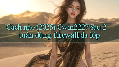 Cách nào (2025) Cwin222 sau 2 tuần dùng firewall đa lớp