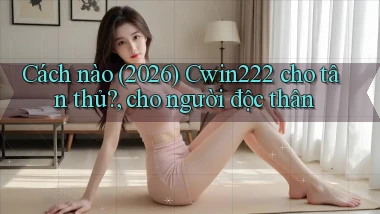 Cách nào (2026) Cwin222 cho tân thủ, cho người độc thân