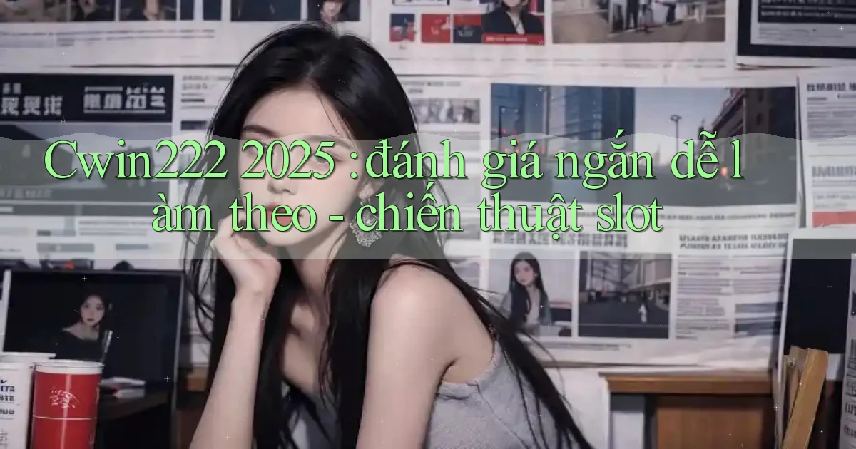Cwin222 2025 đánh giá ngắn dễ làm theo   chiến thuật slot