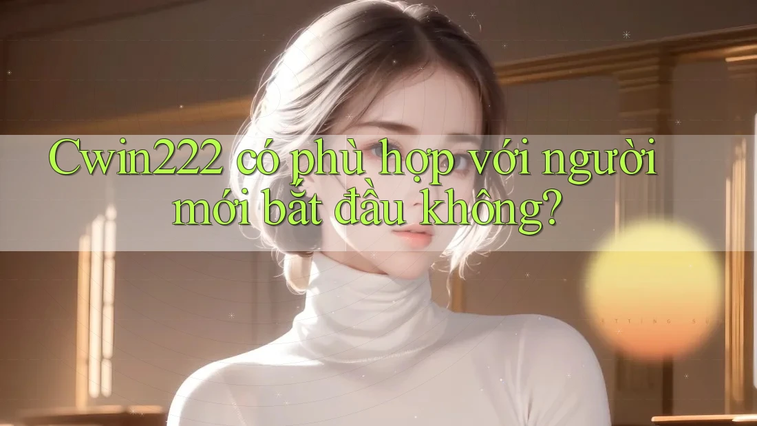 Cwin222 có phù hợp với người mới bắt đầu không?