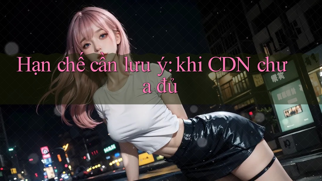 Hạn chế cần lưu ý: khi CDN chưa đủ Hạn chế cần lưu ý: khi CDN chưa đủ