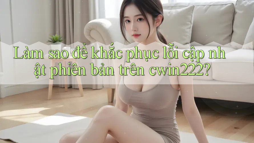 Làm sao để khắc phục lỗi cập nhật phiên bản trên cwin222? Làm sao để khắc phục lỗi cập nhật phiên bản trên cwin222?