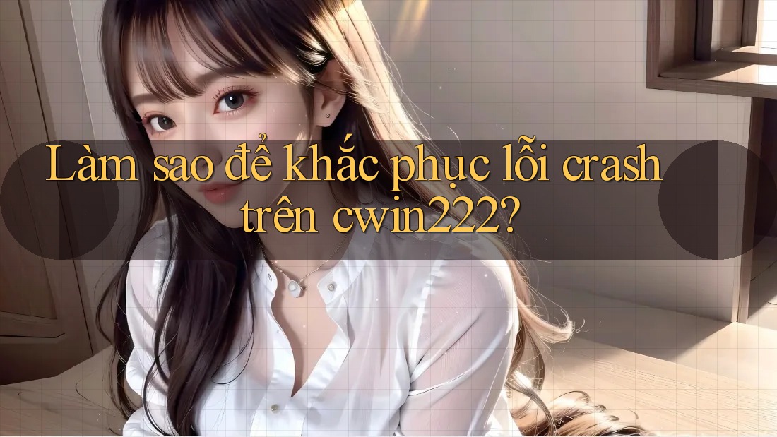 Làm sao để khắc phục lỗi crash trên cwin222? Làm sao để khắc phục lỗi crash trên cwin222?