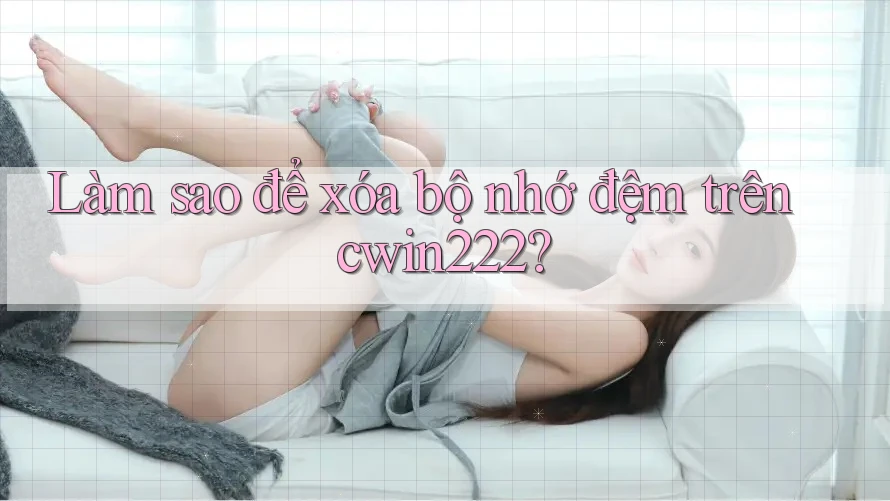 Làm sao để xóa bộ nhớ đệm trên cwin222?