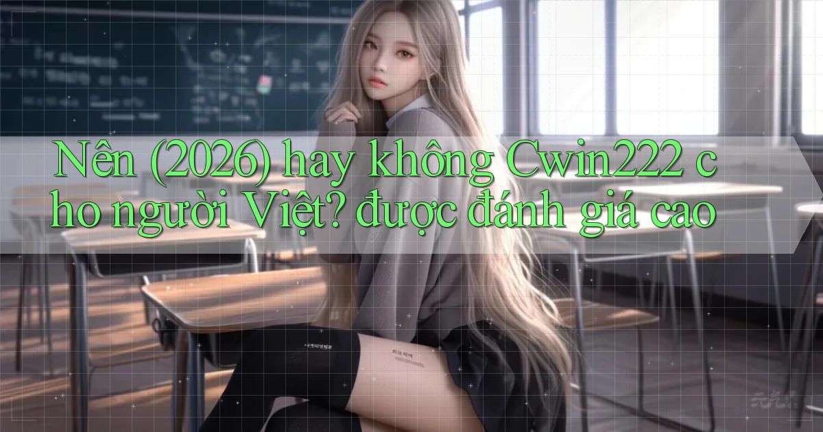 Nên (2026) hay không Cwin222 cho người Việt được đánh giá cao