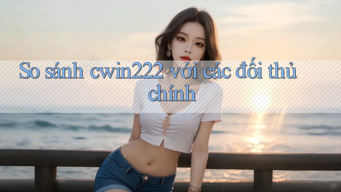So sánh cwin222 với các đối thủ chính