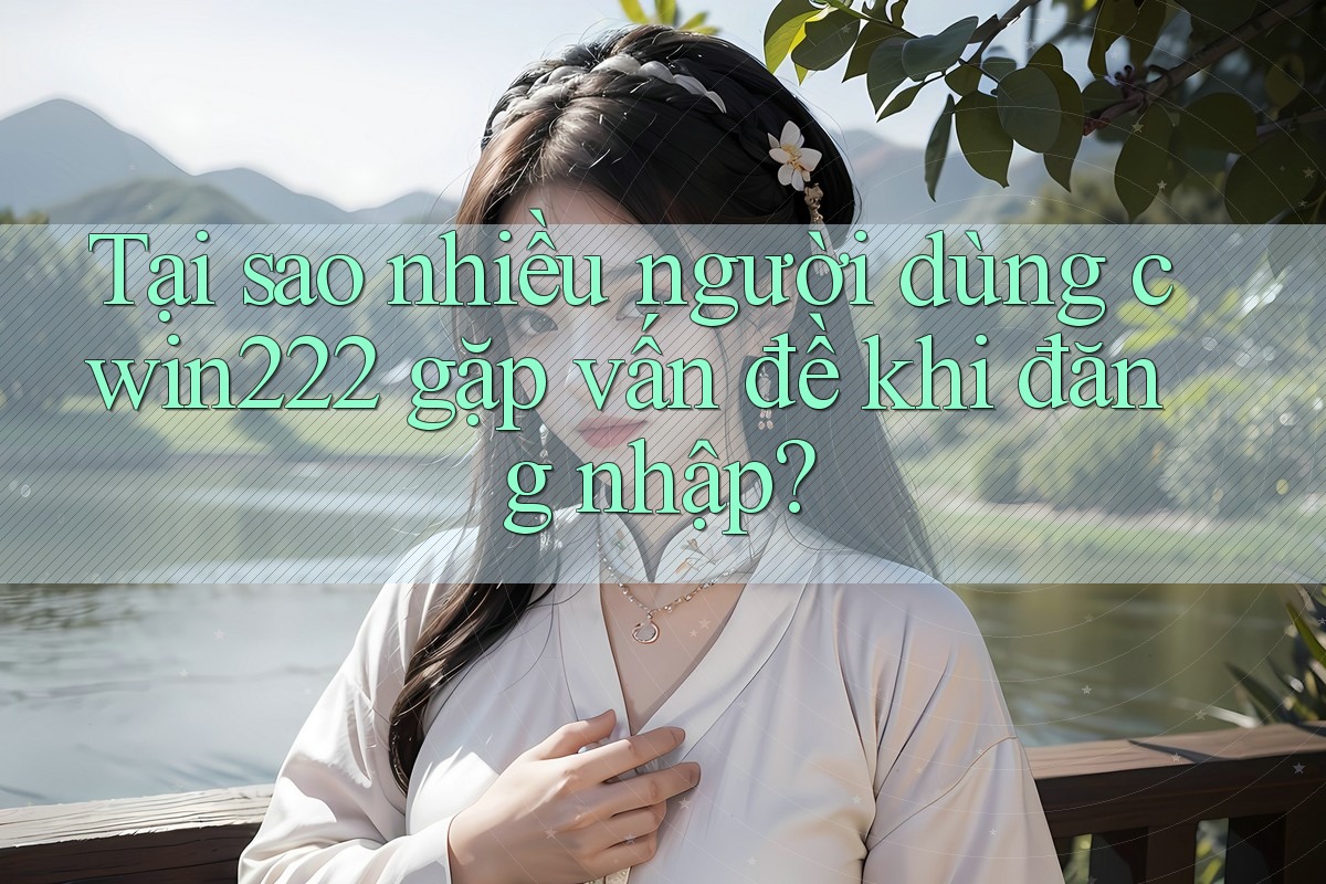 Tại sao nhiều người dùng cwin222 gặp vấn đề khi đăng nhập? Tại sao nhiều người dùng cwin222 gặp vấn đề khi đăng nhập?