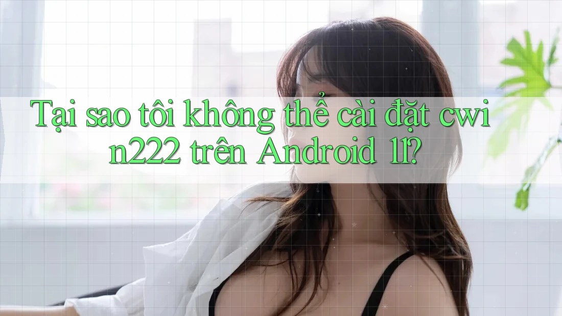 Tại sao tôi không thể cài đặt cwin222 trên Android 11? Tại sao tôi không thể cài đặt cwin222 trên Android 11?