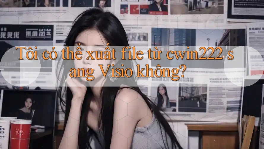 Tôi có thể xuất file từ cwin222 sang Visio không? Tôi có thể xuất file từ cwin222 sang Visio không?