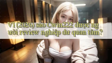 Vì (2026) sao Cwin222 được người review nghiệp dư quan tâm